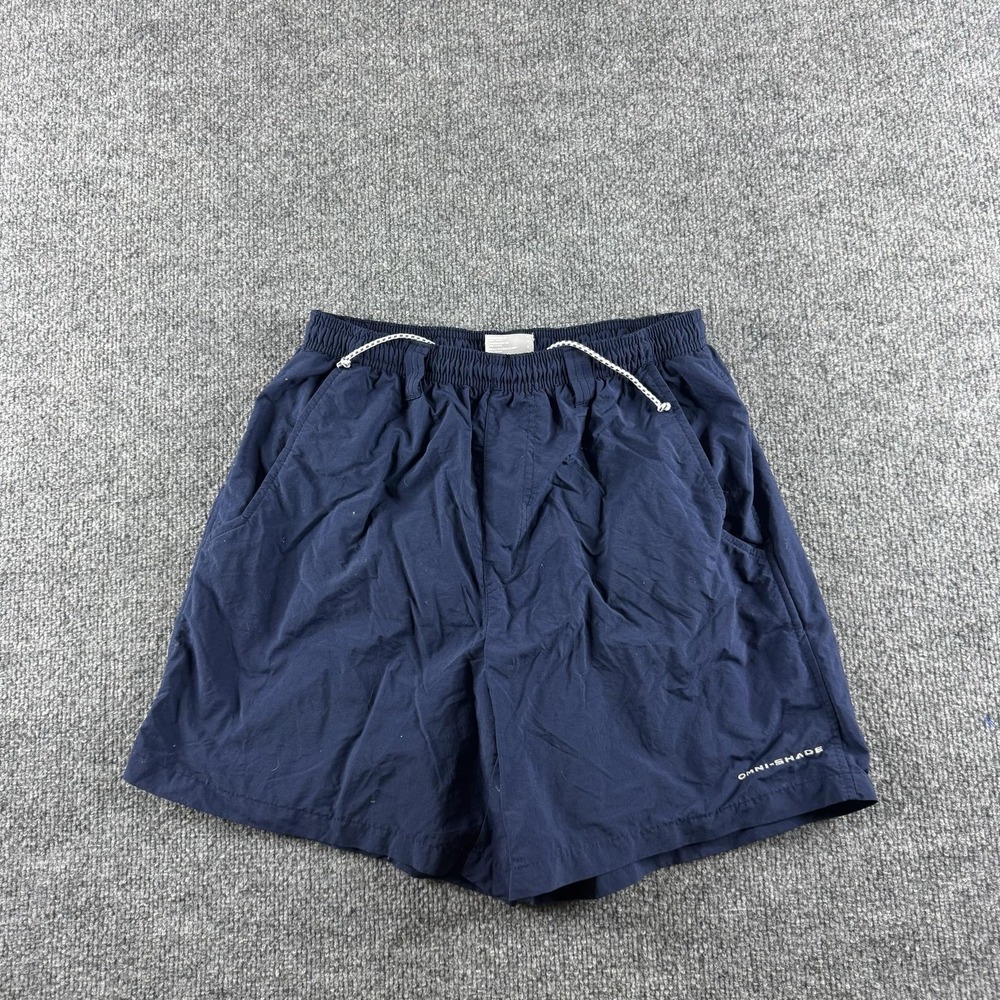 Columbia Swim Shorts Mens S Blue Omni-Shade Mesh Lined‎ PFG Fishing Trunks